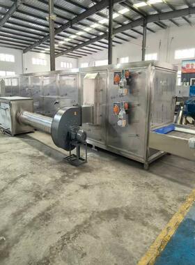 厂家直销多层不锈钢网带式药材烘干机食品流水线网带烘干机佳圣特