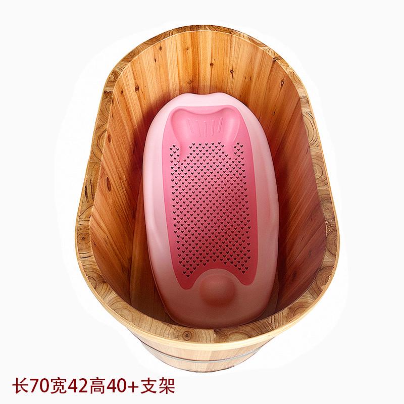 木桶泡澡桶婴幼儿全身家用儿童洗澡木盆实木宝宝泡澡桶母婴店浴缸