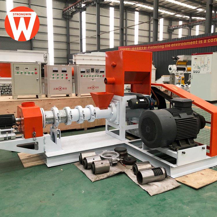 宠粮膨化机猫粮狗粮机水产饲料膨化机观赏鱼饲料机畜牧养殖