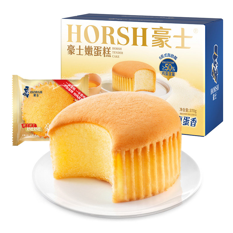 豪士嫩蛋糕小面包整箱早餐吐司手传统西式糕点