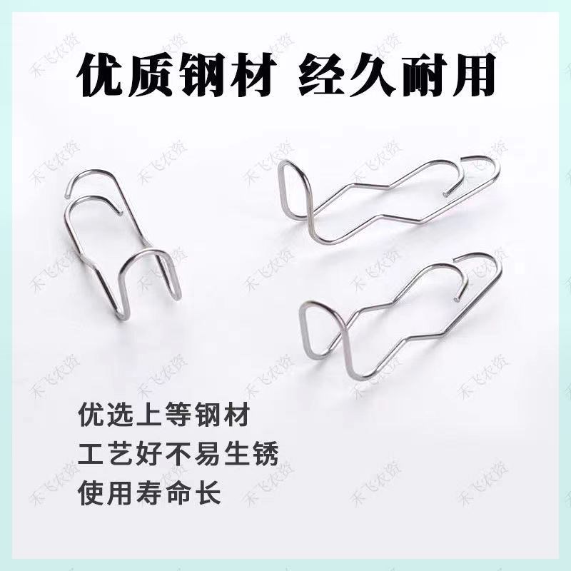 玻纤杆卡扣e葡萄避雨棚小拱棚不锈钢钢丝卡扣压顶簧纤维杆十字卡