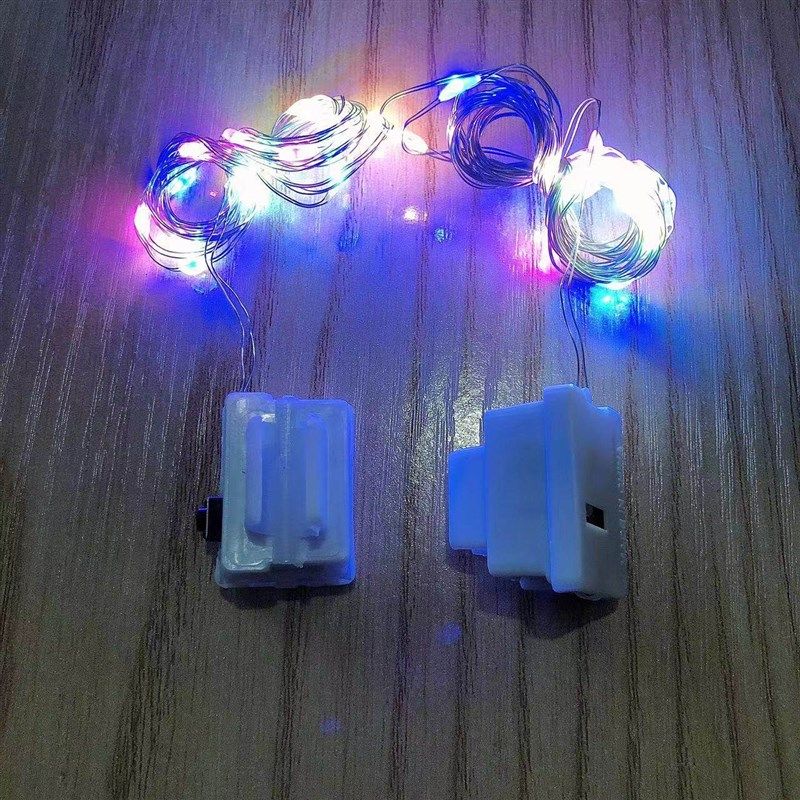 Led扣波球特殊灯串三速闪2.3米暖灯与星球星灯小灯