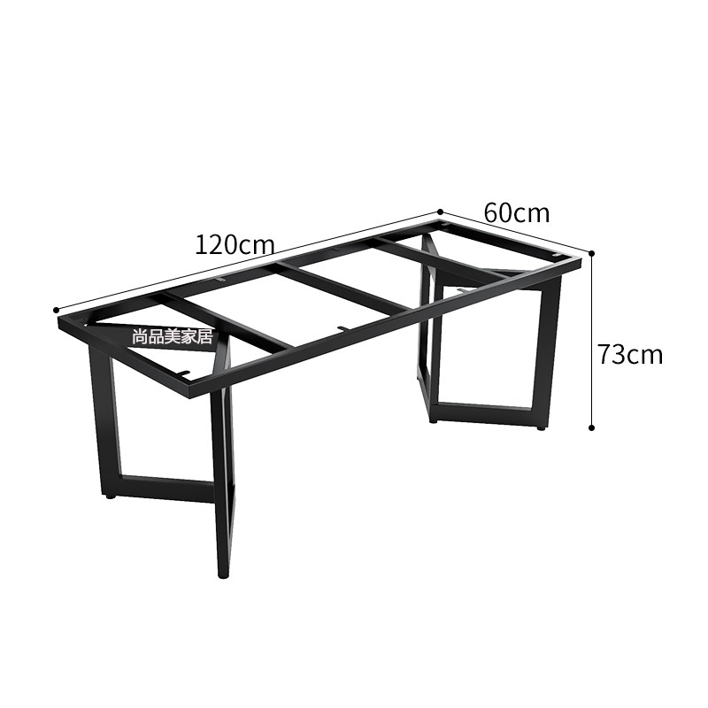 桌腿支架金属不锈钢岩板大理石支撑脚三角铁艺定制桌Y子腿底座桌