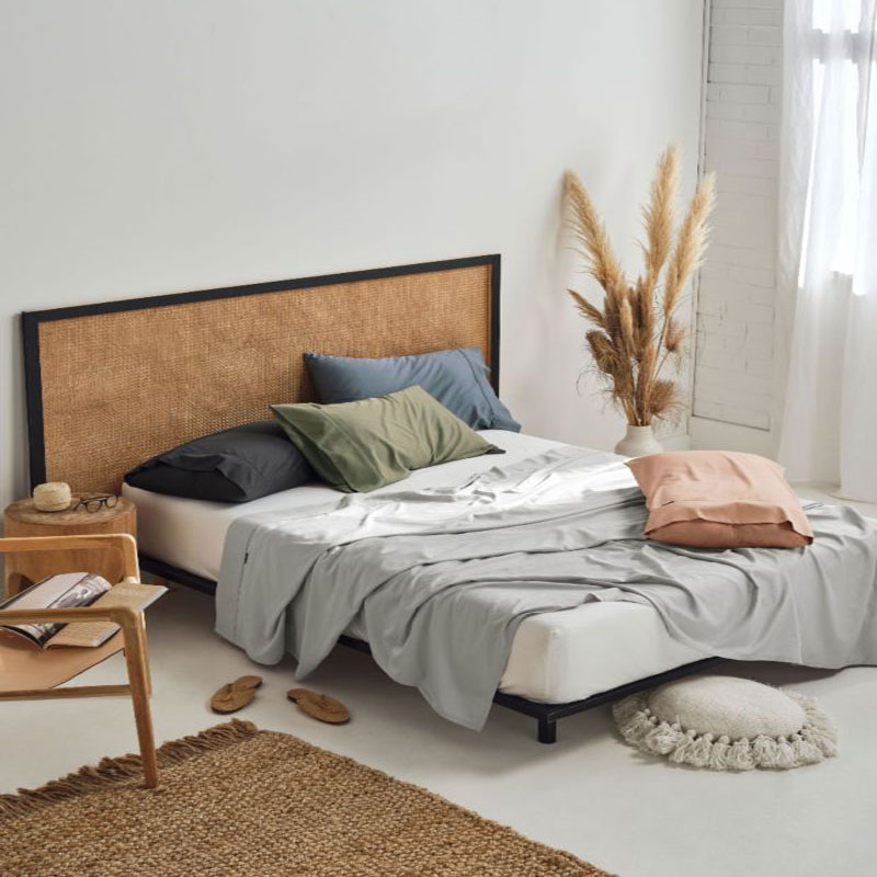 法国雨露麻纯亚麻枕套p单件纯色48*74单人枕套凉爽舒适(一对价)