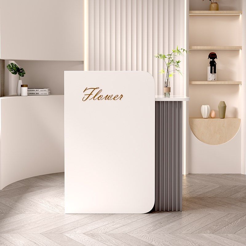 收银台店铺小型前台美容美甲店简约现代吧台桌服装理发店收银柜台,商业/办公家具,收银台,淘宝优惠券,粉丝福利购,淘宝优惠卷