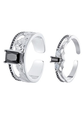 恋与深空秦彻生日周边100级羁绊戒指女J情侣可调节对戒指环学生党