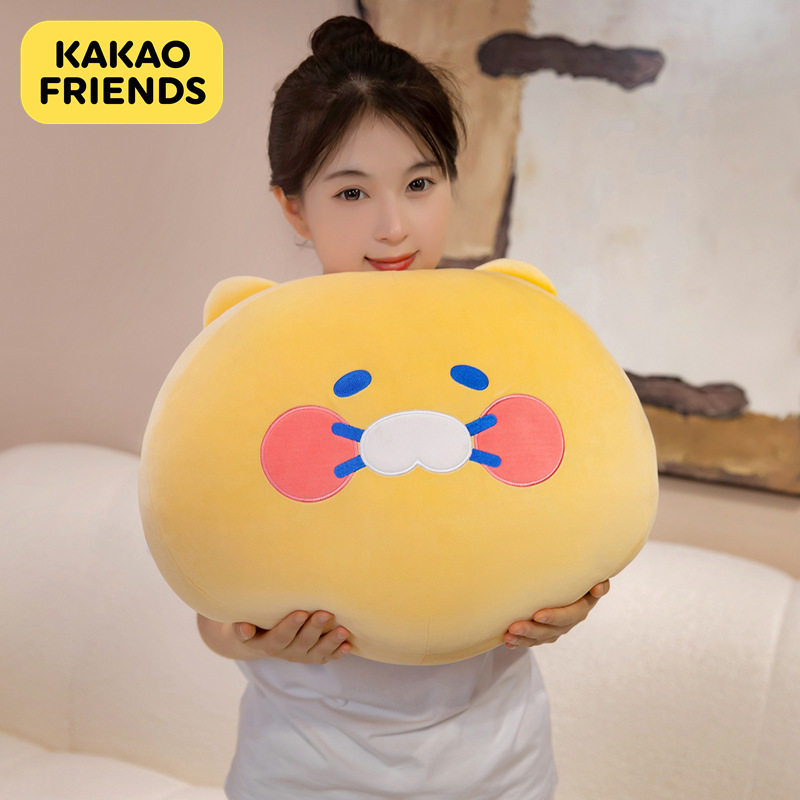 正版KAKAO FRIENDS春喜猫公仔毛绒玩具春喜是只猫玩偶趴姿长抱枕