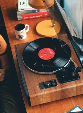 赛塔林PARON II二代黑胶唱片播放机蓝牙音响复古送礼物摆件留声机