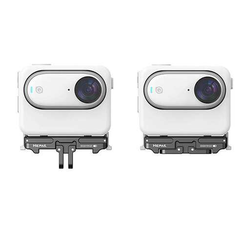 GO3S磁吸快拆用于Insta360 配件铝合金go3拇指运动相机磁吸转接头