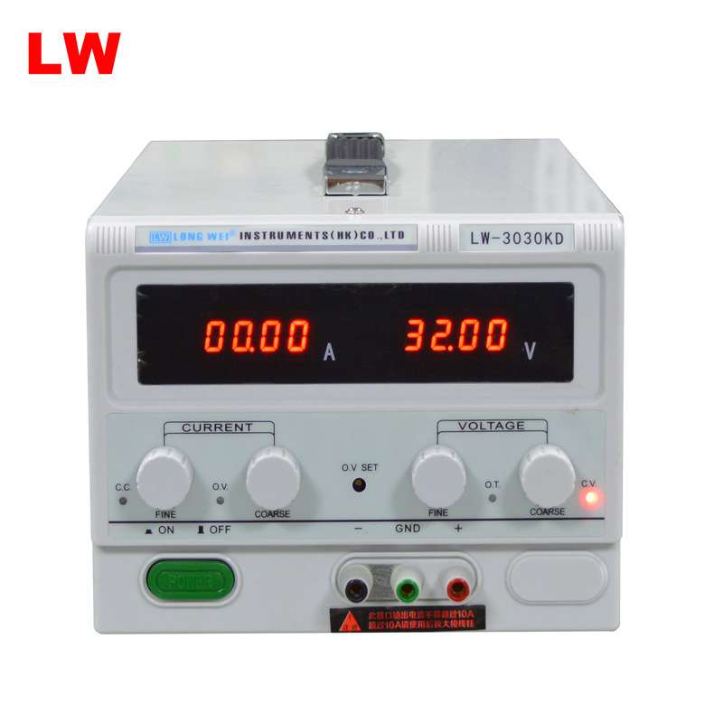 30V30A直流稳压稳流可调电源LW3030KD龙威900W老化测试电源