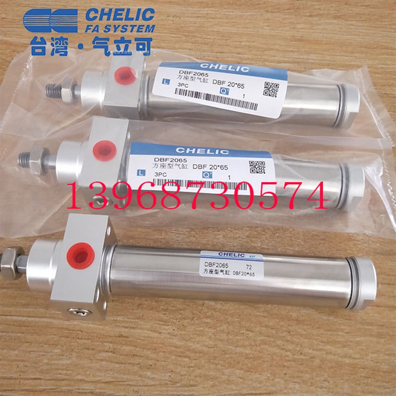 CHELIC气立可方座型气缸DBF2/DBS2 25X25X50X75X100X125X150X300S