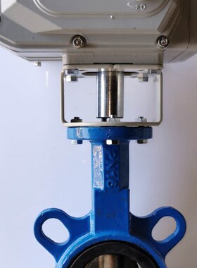 电动对夹蝶阀球墨铸铁蝶阀电镀板电动蝶阀220V24V380V