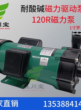 胜川宝PP电镀磁力泵MP120RD25塑料化工泵1寸口径微型磁力驱动泵