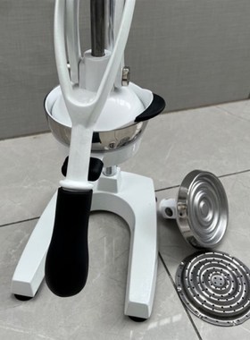 美迪力商用家用五代白色摆摊橙子果汁手动榨汁机鲜榨石榴