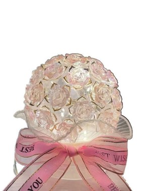 玫瑰花小夜灯diy手作材料包生日礼物母亲情人节送朋友手工礼物kk