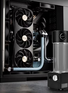 盈博H06D水泵水箱一体水冷泵行业3D打印水冷散热电脑pwm调速水泵