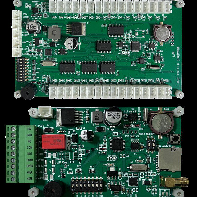 电梯智能电梯控制系统模块Ic卡分层门禁防复制刷卡控制器对外呼叫