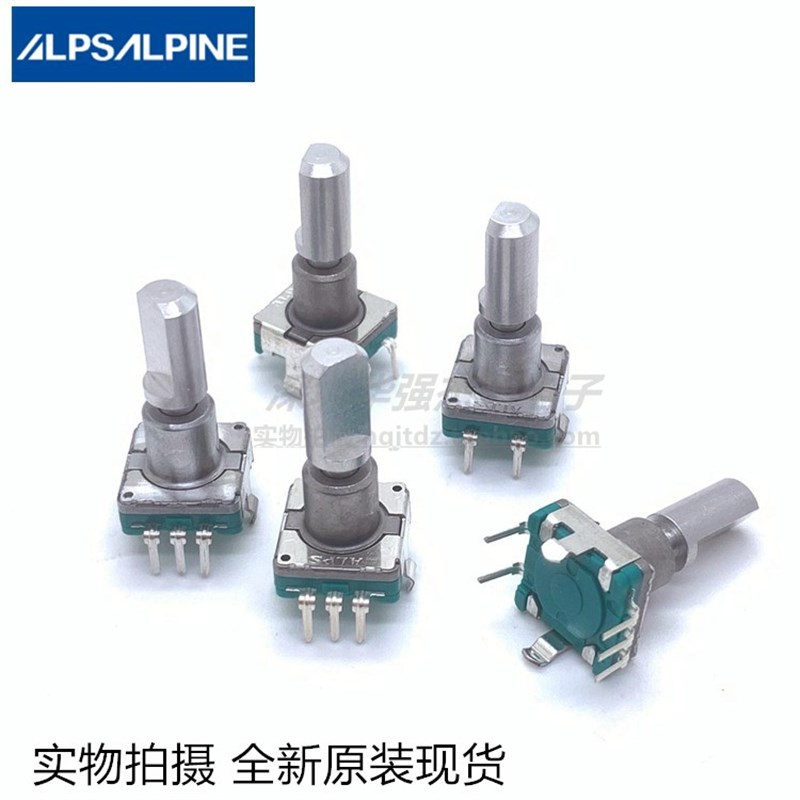 ALPS EC11编码器 平滑手感 不带步进 带按开关 360度导航音量开关