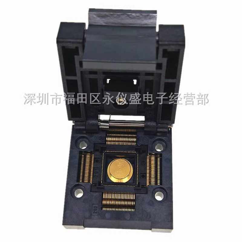 QFN88 10X10/QFN-88BT-0.4-01测试座编程座烧录座Enplas原装进口