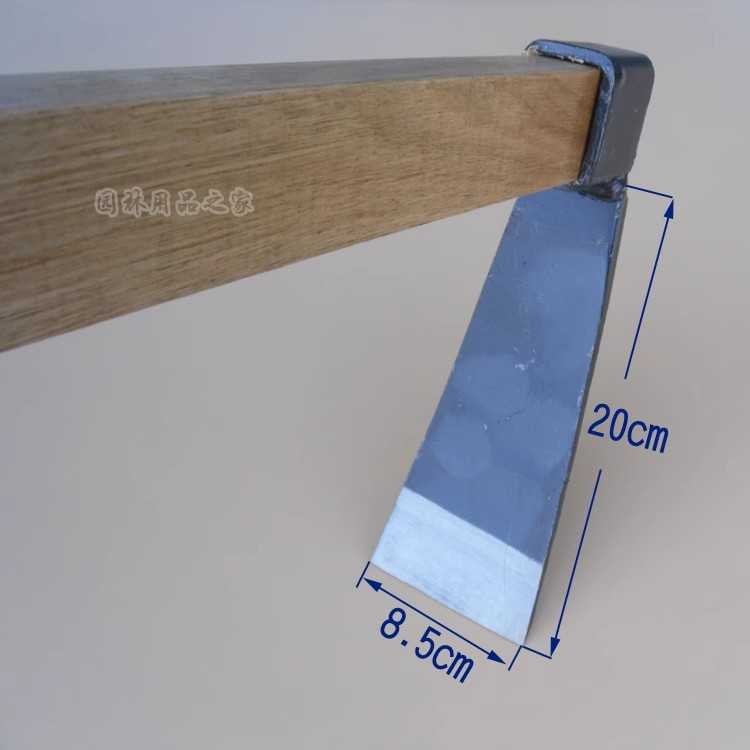 九佐吉全钢锻造八千锹 开垦锄 全长1.2米 木柄锄 锄头精品农具