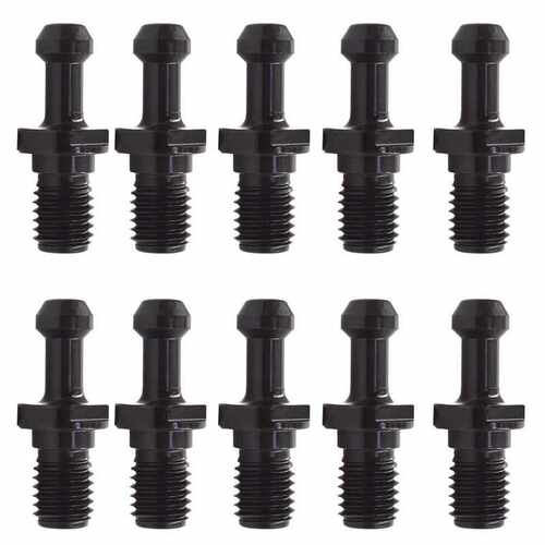 10支装CAT40-45度数控拉钉 10PCS-CAT40刀柄拉钉适用于Hass机床