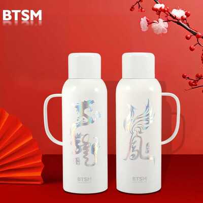 BTSM 白色 龙凤呈祥焖茶壶（对壶） BTCH-820L