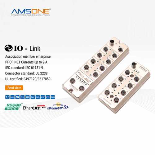 Amsone IOLink模块Profinet Ethercat主站从站现货代工自动化