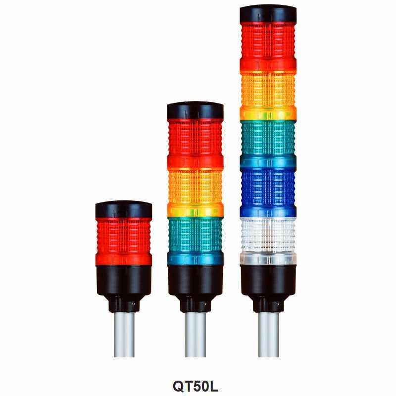 QLIGHT可莱特报警LED多层信号灯QT50L工业机床三色信号灯故障灯