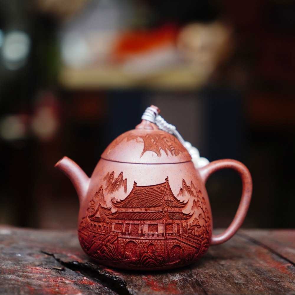 溪云涧图茄瓜壶 宜兴紫砂壶沉香泥泡茶壶紫砂茶具跨境礼品代发,家庭/个人清洁工具,地垫,淘宝优惠券,粉丝福利购,淘宝优惠卷