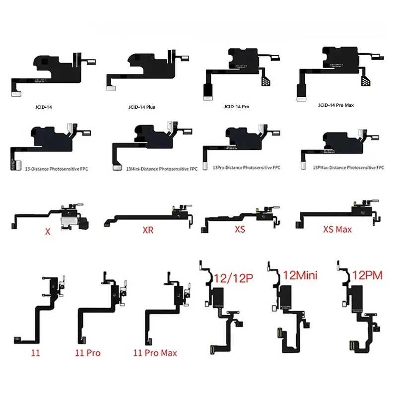 JCID 精诚创新 V1SE PRO点阵听筒泛光排线面容修复听筒检测读写板