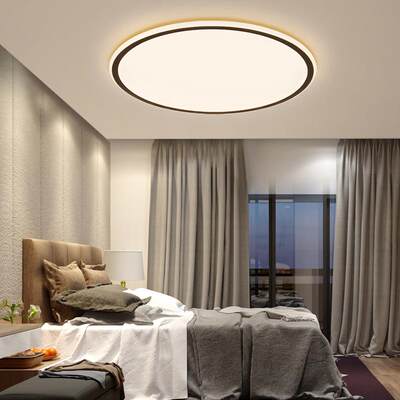 现代简约吸顶灯led圆形大气家用时尚北欧客厅灯超薄房间卧室灯具