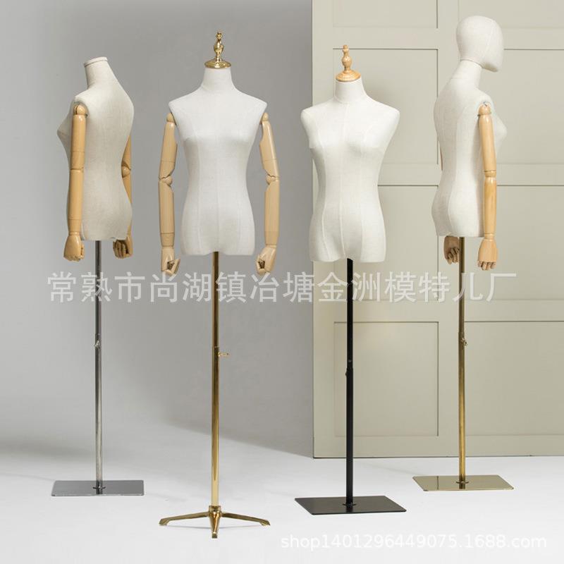 现货销售橱窗女模服装模特道具半身女模特衣架