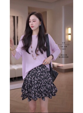 艾文文IRIS 花瓣裙2026夏松紧腰不规则裙摆显瘦时髦短裙26DQ528