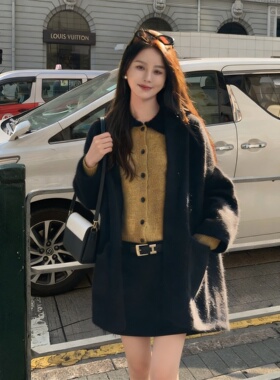 艾文文IRIS高挑裙 2026秋“天丝羊毛”透气棉含腰带短裙裤26DQ843