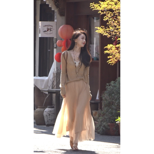 艾文文IRIS 曼谷裙法式温柔风网纱半裙a字半身裙子女款2026新款夏