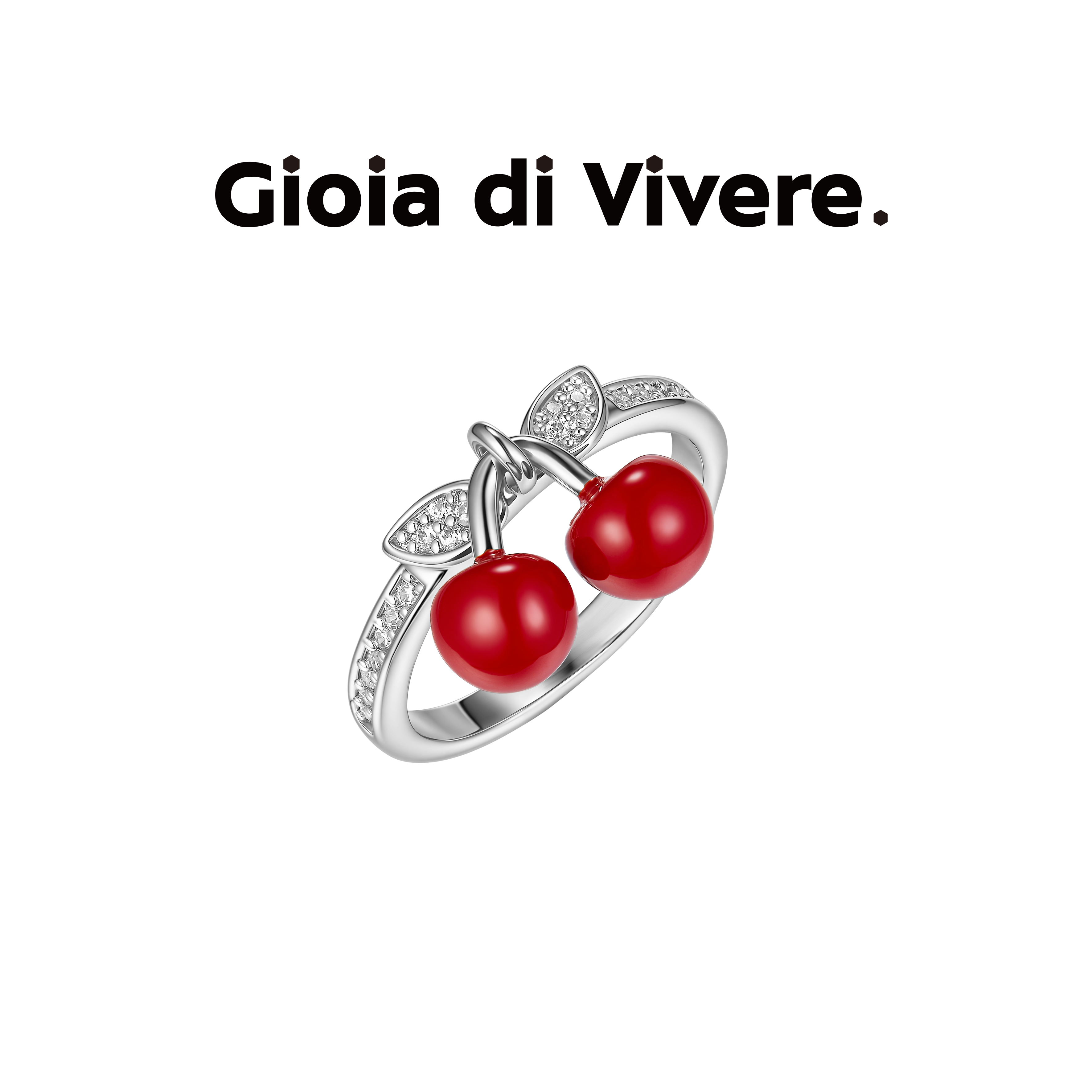 【叶童同款】GdV水果系列珐琅樱桃戒指女指环日常佩戴送女友礼物