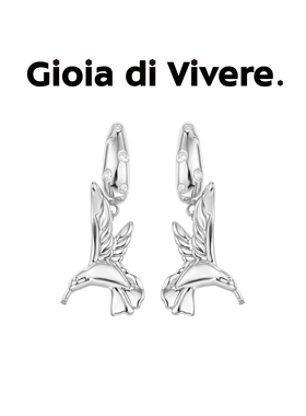 GdV有趣系列飞鸟耳钉小动物少女风时尚精致耳饰新年礼物送女友