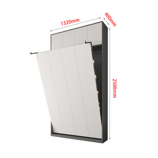 电动隐形牀墨菲壁牀多功能可摺叠下翻转牀省空间的竖翻翻板牀