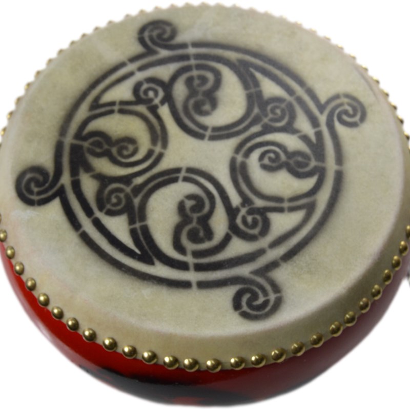 汉唐相和歌e踏鼓舞蹈课房打节奏鼓教学老师牛皮加厚大红专用表演