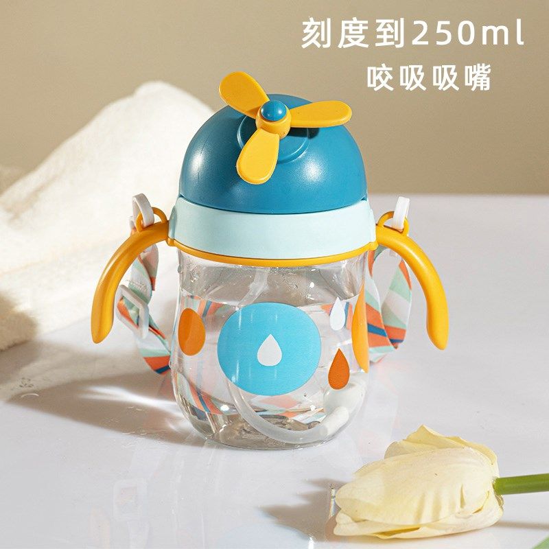 儿童水杯宝宝奶瓶婴儿学饮杯吸管杯6个月以上喝水防呛防摔1-3岁夏,婴童用品,儿童水杯,淘宝优惠券,粉丝福利购,淘宝优惠卷