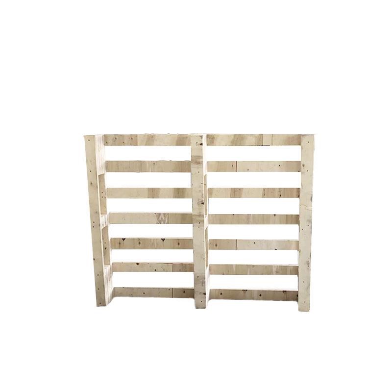 青岛LUO厂储家木托盘免熏胶合卡叉车板四蒸面进叉板X仓周转木托盘