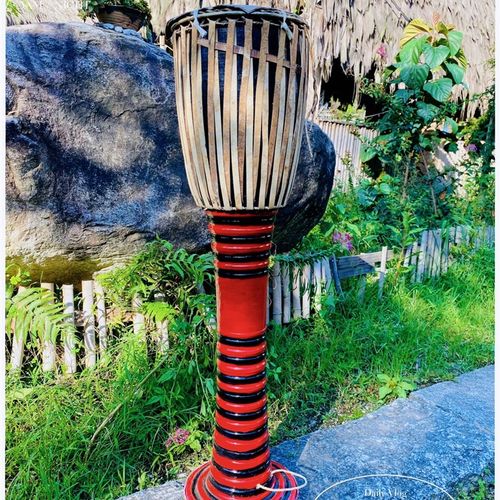 108cm傣族象脚m鼓专业表演泼水节表演奏云南鼓傣族象脚鼓跳舞乐器