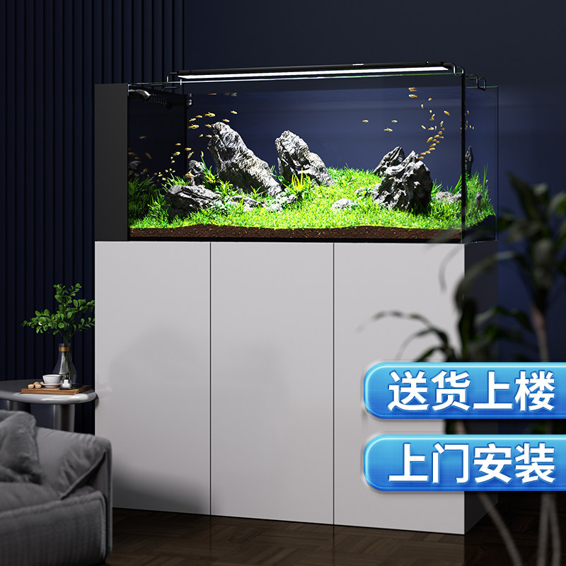 2024新款鱼缸底滤过滤系统整套底柜套缸一体小型柜子客厅玻璃超白,鲜花速递/花卉仿真/绿植园艺,洒水/浇水壶,淘宝优惠券,粉丝福利购,淘宝优惠卷