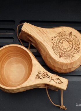 户外露营BC芬兰杯便携迷你小碗咖啡牛奶龟甲kupilka杯—不止山丘