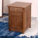 红木家具鸡翅木床头柜卧室家用中式 实木床边柜小型原木全实木复古