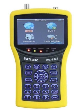 Satlink WS-6939 DVB-S/T combo 寻星仪 调星仪 WS6939