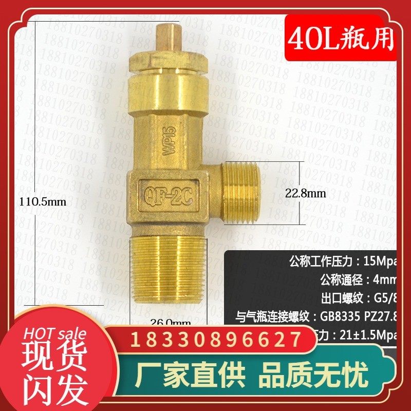 QF-2C瓶阀阀门 简易阀瓶头 可以代替氩气瓶阀使用 无安全帽,鲜花速递/花卉仿真/绿植园艺,洒水/浇水壶,淘宝优惠券,粉丝福利购,淘宝优惠卷