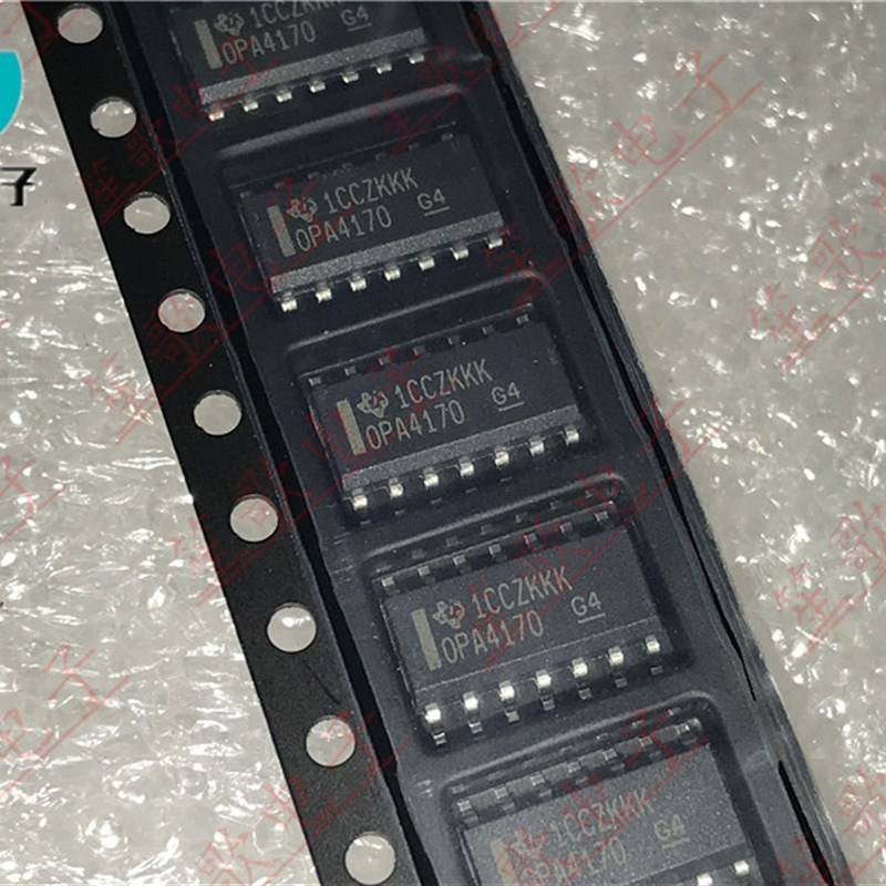 OPA4170 OPA4170AIDR 封装SOP14 运算放大器 全新进口原装 可直拍