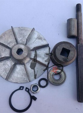 电力液压制动器配件YT1-25Z/4滑套叶轮方轴 推动器 方轴杆