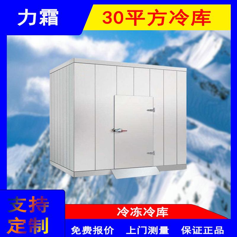 30平方冷库全套设备鲜花水果蔬菜保鲜海鲜速冻急冻雪库冷冻速冻库